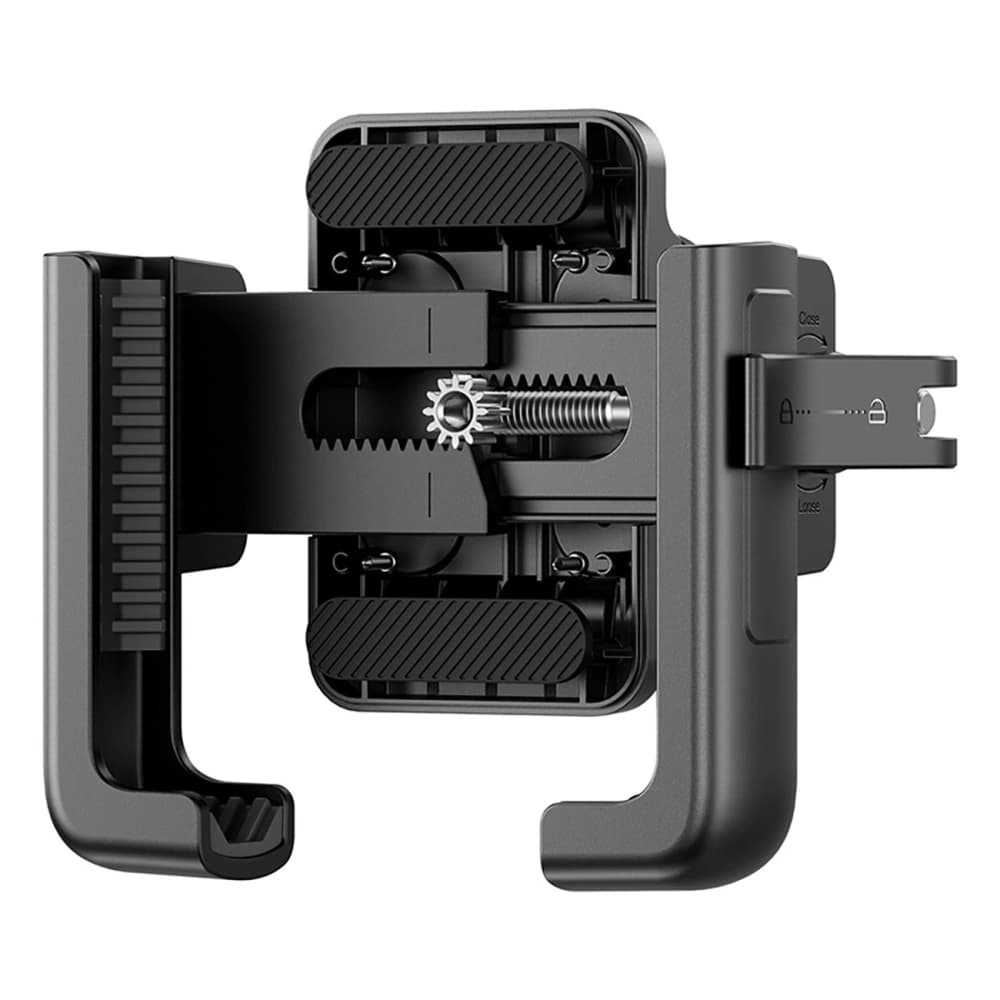 Uchwyt motocyklowy na telefon Baseus GoTrip do lusterka z amortyzacją czarny - 8