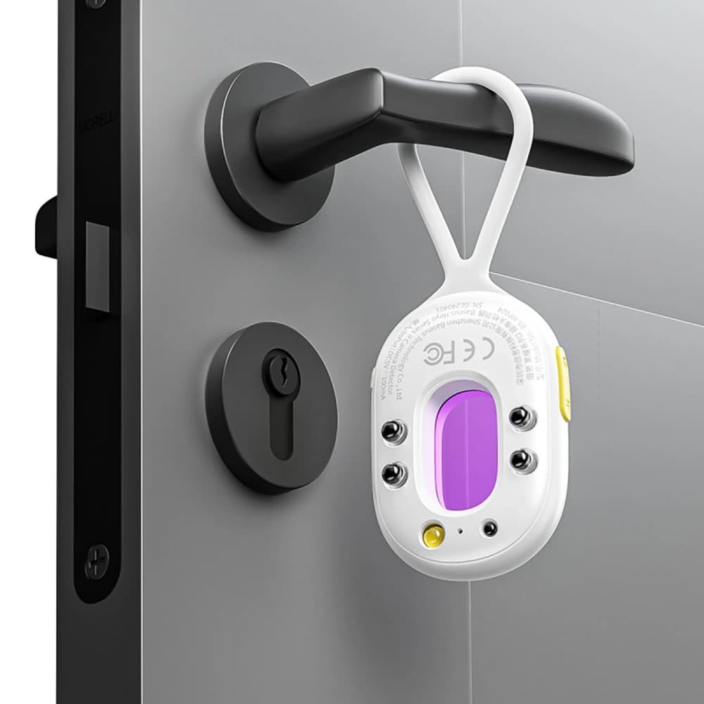 Baseus Heyo Series II versteckte Kameras Detektor mit Alarm und Mini-Taschenlampe + Baseus Simple USB-A / USB-C Kabel weiß - 9