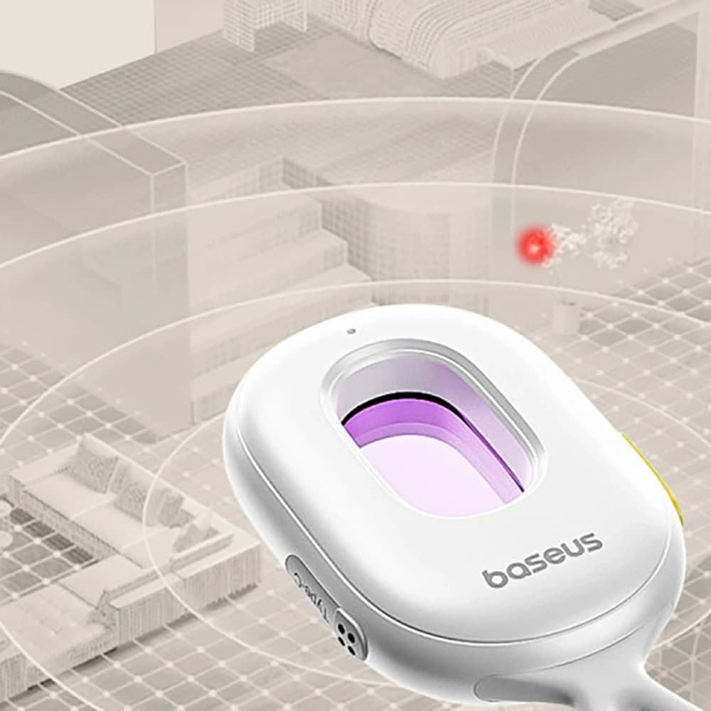 Baseus Heyo Series II versteckte Kameras Detektor mit Alarm und Mini-Taschenlampe + Baseus Simple USB-A / USB-C Kabel weiß - 11