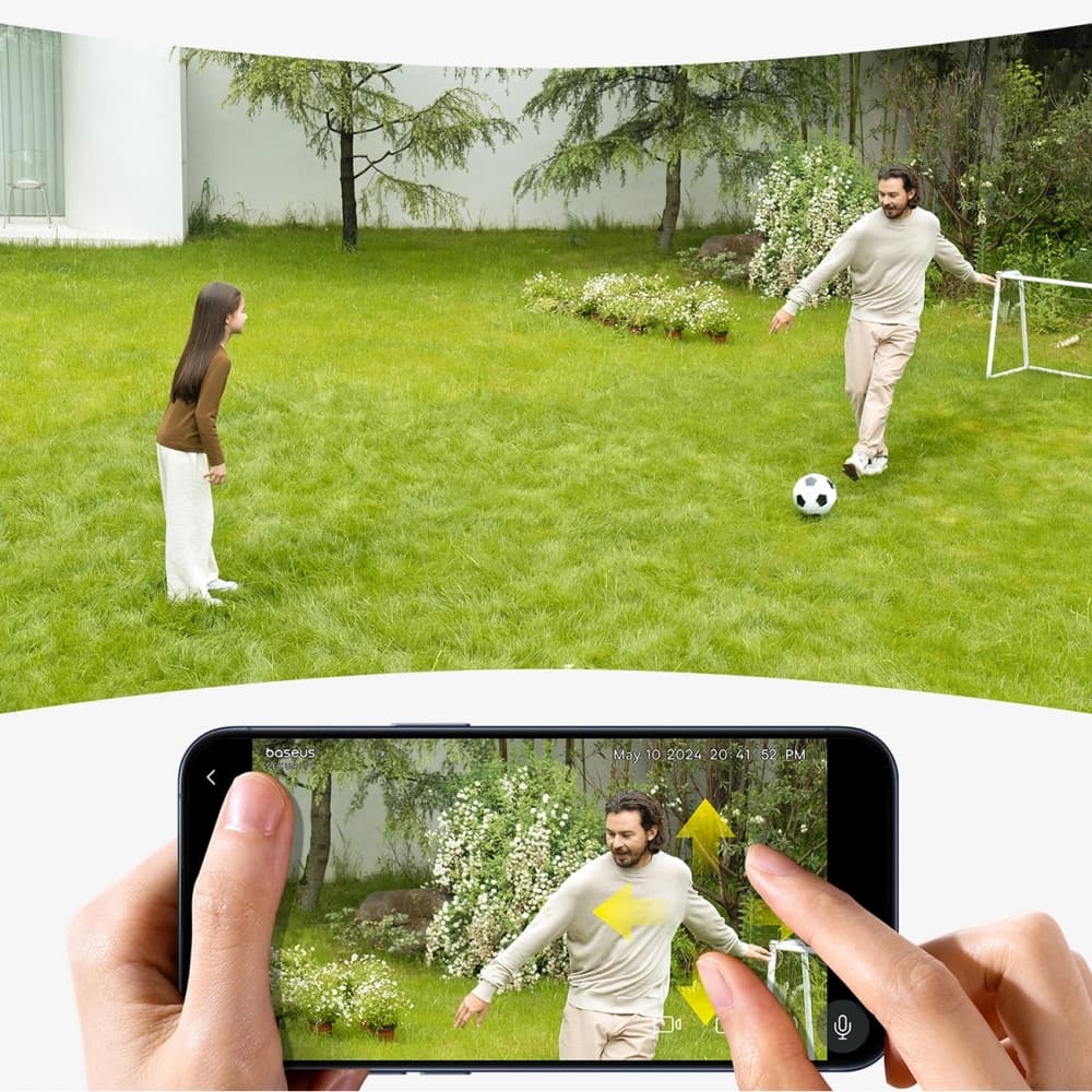 Baseus Security S1 2K White Outdoor Camera - 5