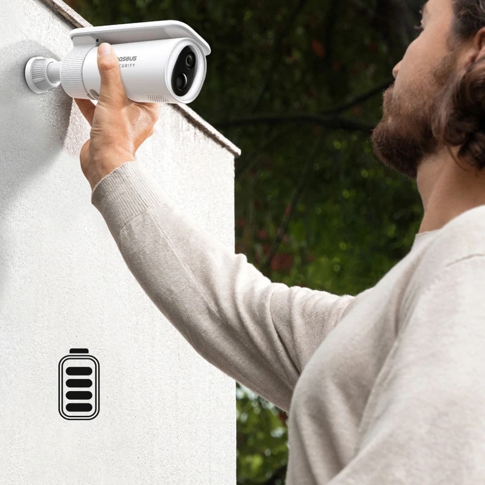 Baseus Security S1 2K White Outdoor Camera - 8