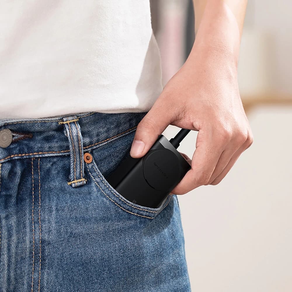 Baseus GaN3 Pro 65W AC Ladegerät + 2xUSB-C + 2xUSB-A mit Baseus Xiaobai USB-C / USB-C 100W 1m Kabel schwarz - 9