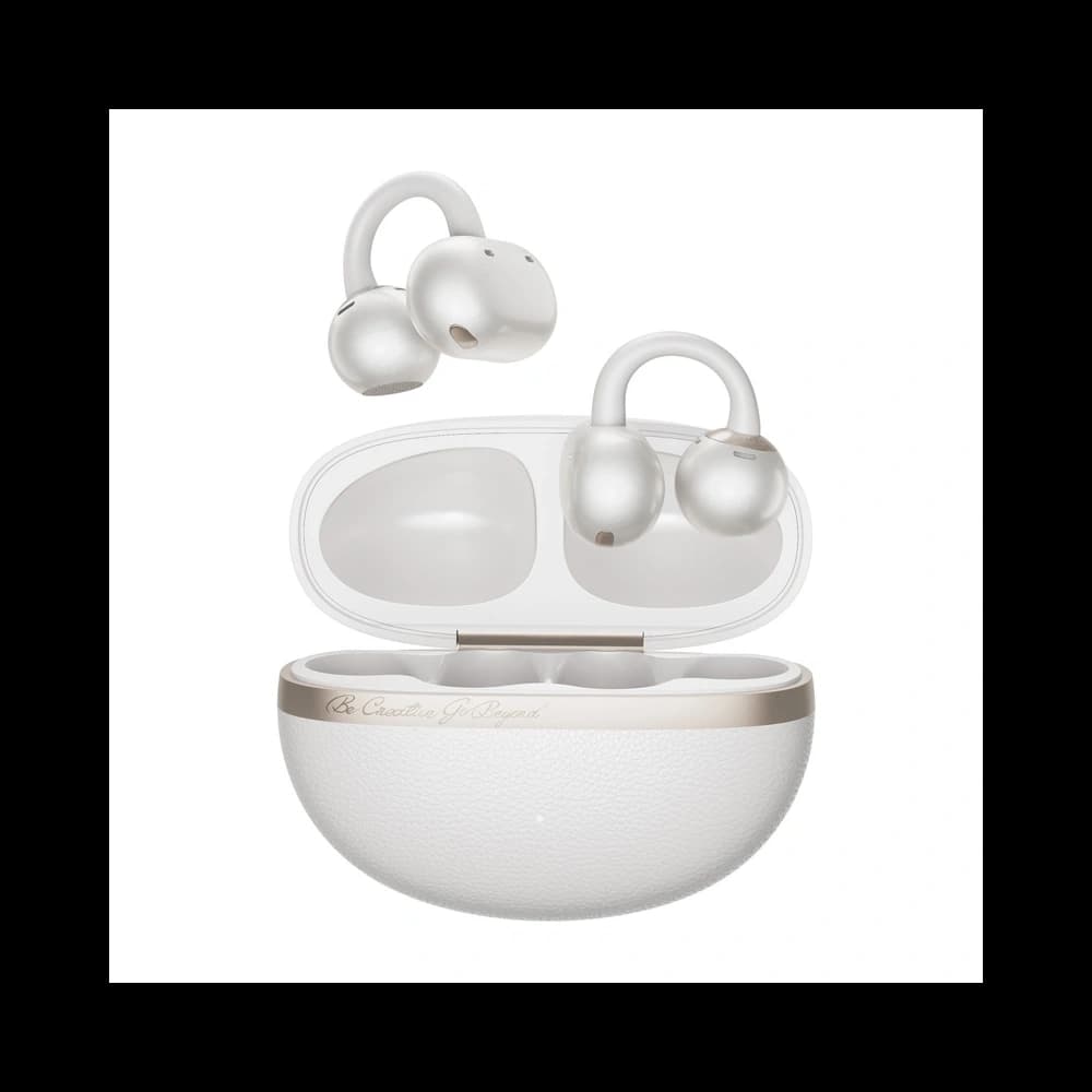 QCY Crossky C50 White Open-Ear Wireless Headphones - 1