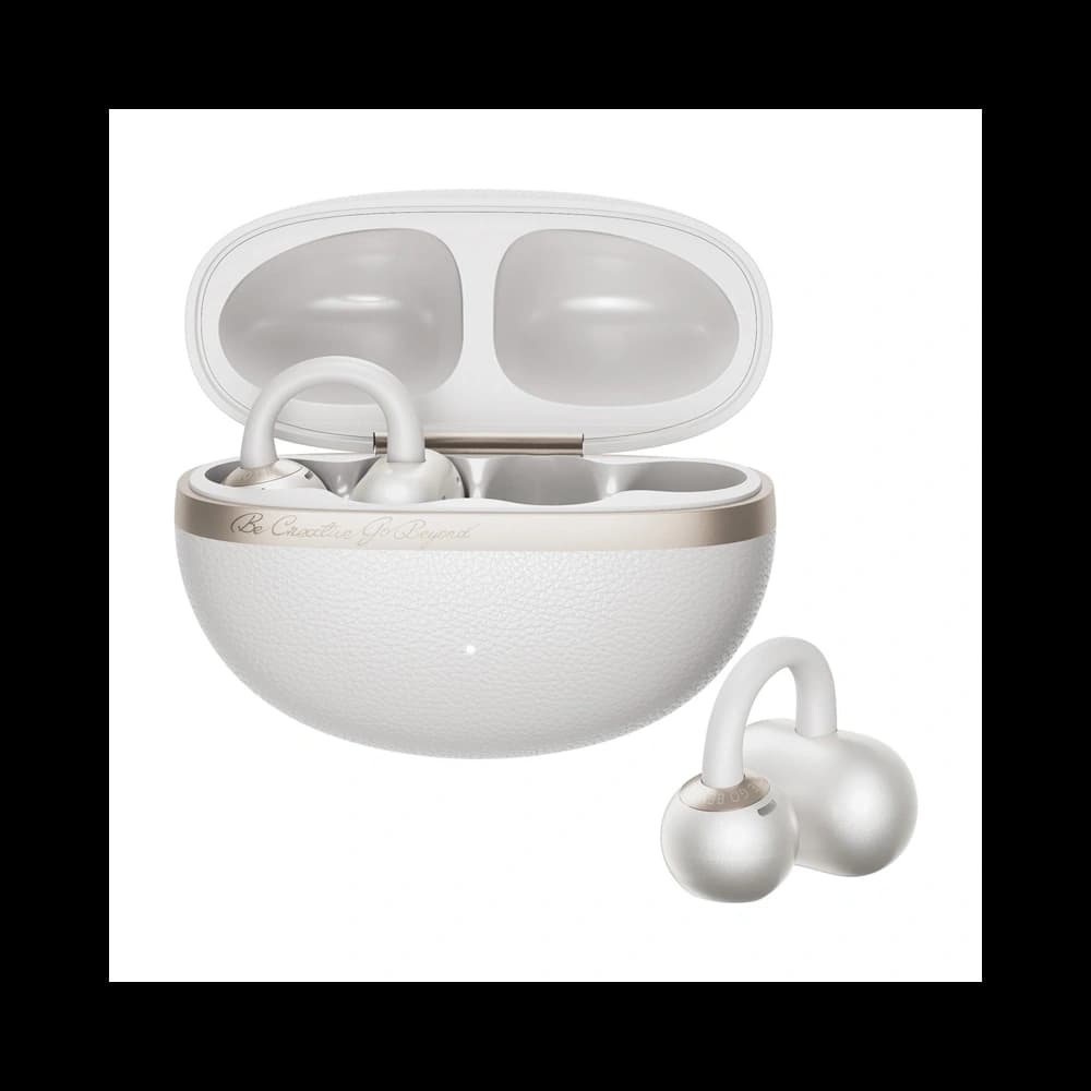 QCY Crossky C50 White Open-Ear Wireless Headphones - 2