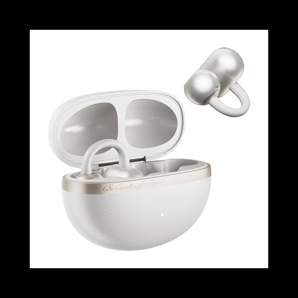 QCY Crossky C50 White Open-Ear Wireless Headphones - 3