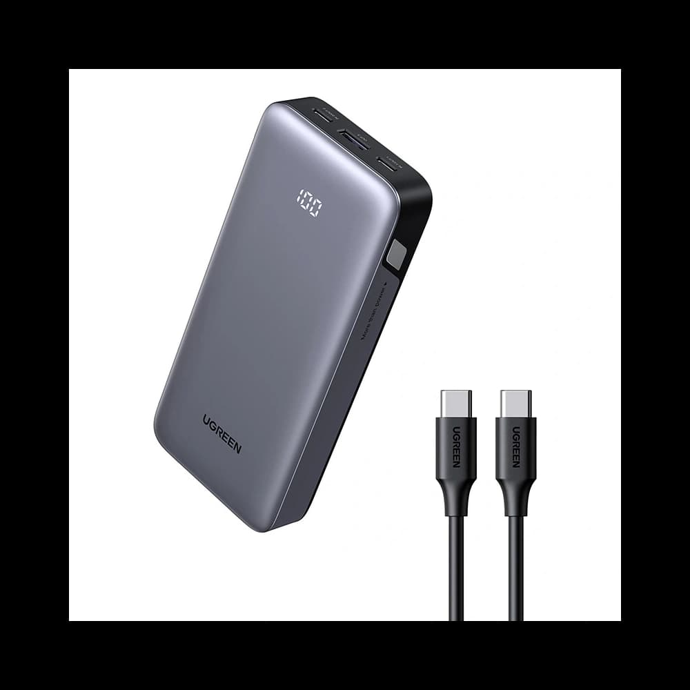 UGREEN PB532 Power Bank 20000mAh USB-A, 2xUSB-C 30W gray - 1