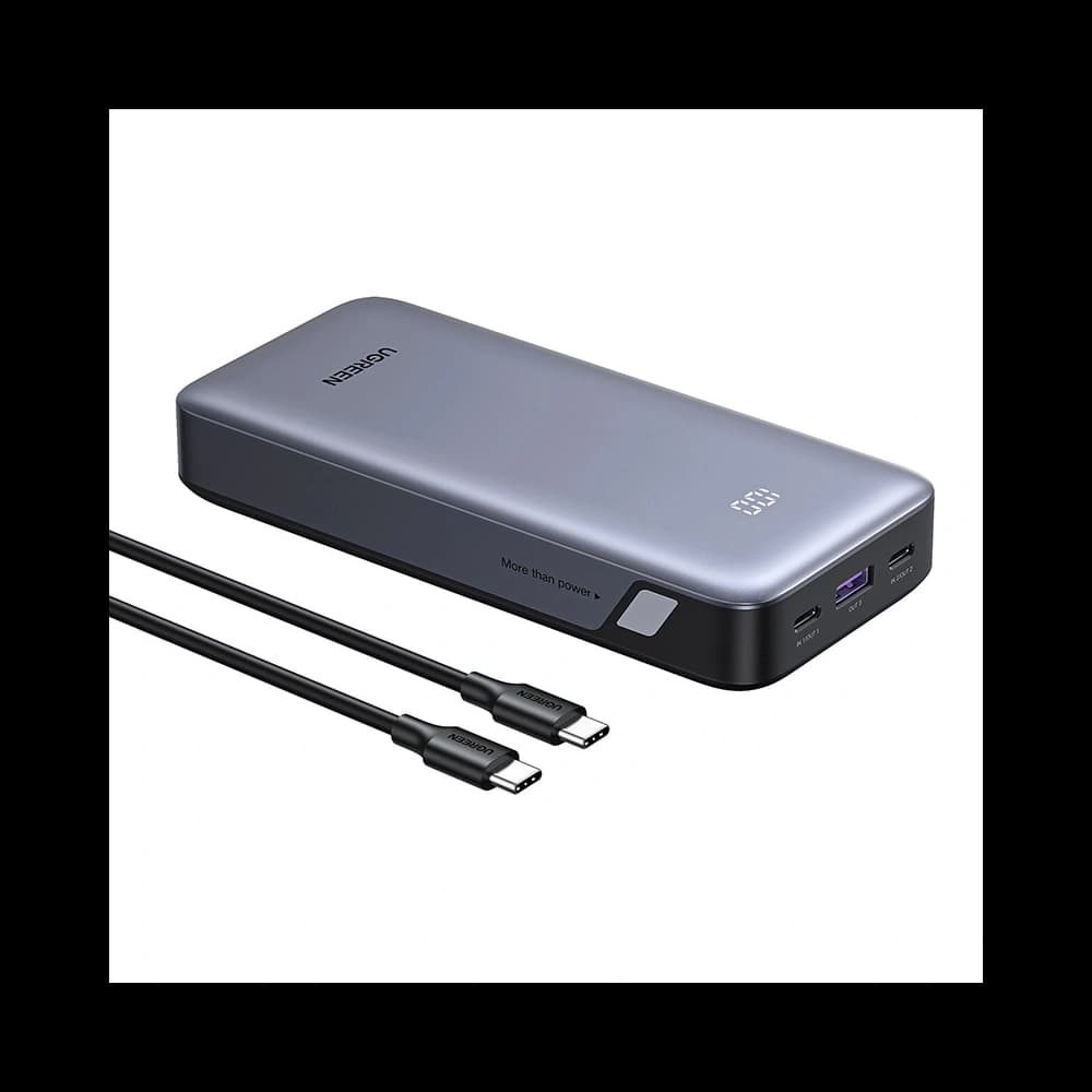 UGREEN PB532 Power Bank 20000mAh USB-A, 2xUSB-C 30W gray - 2