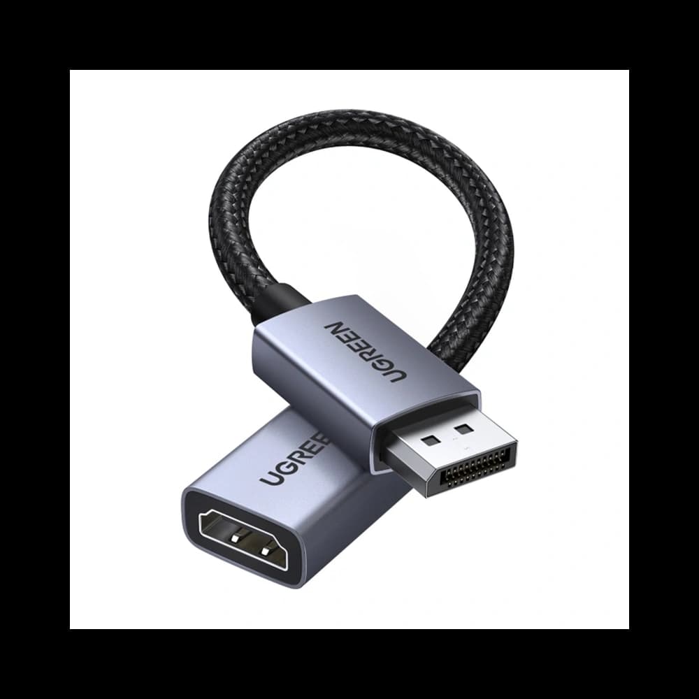 UGREEN DP133 DisplayPort / HDMI 4K 20cm Cable - 2