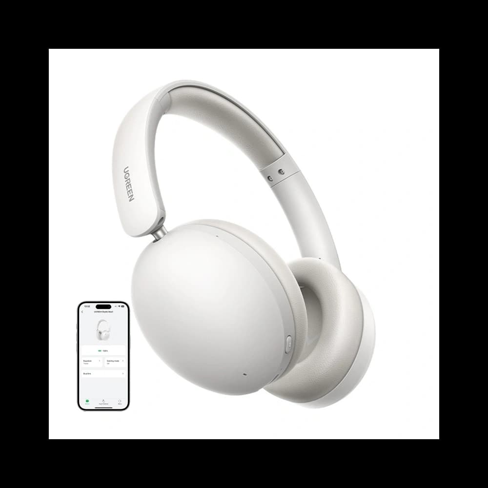 UGREEN Studio Max2 Wireless Over-Ear Headphones Bluetooth 5.4 White - 2
