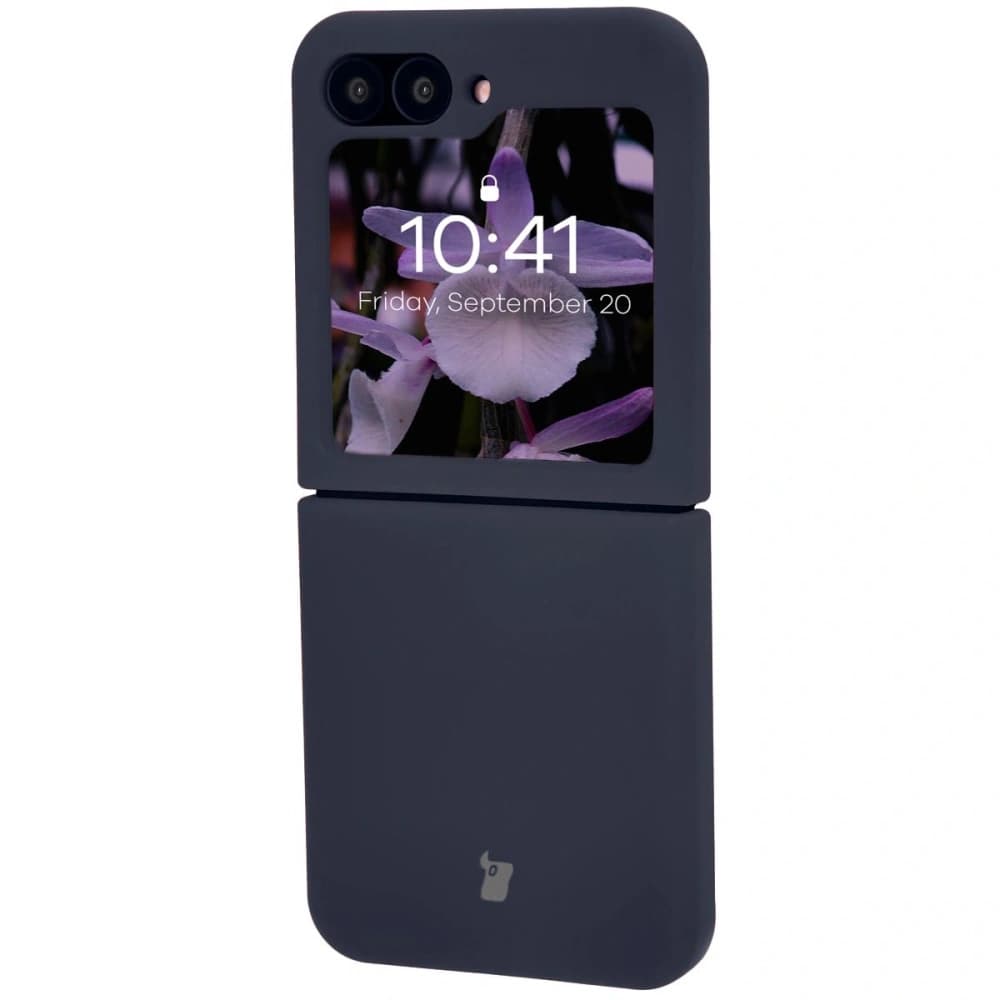 Bison Soft Case silicone case for Samsung Galaxy Z Flip7 FE / Z Flip6 dark blue - 4