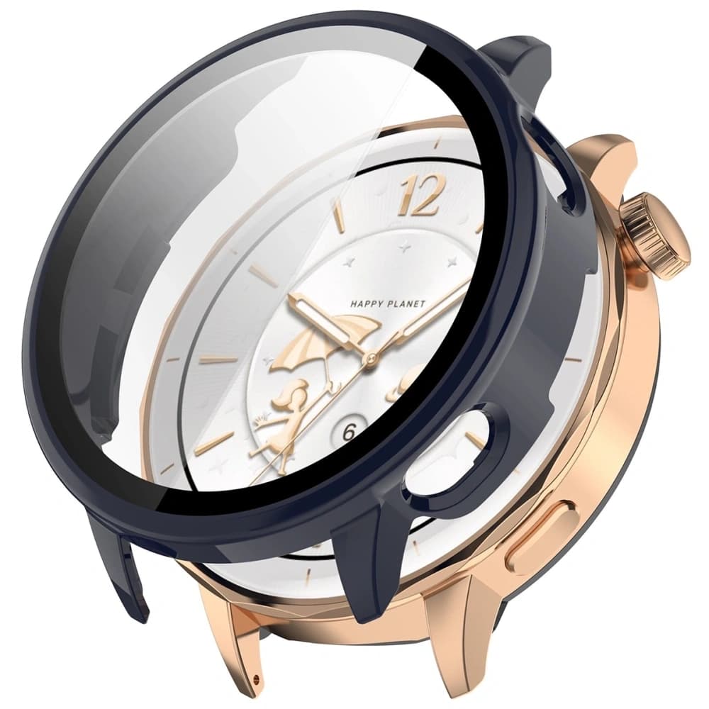 Bizon Case+Glass Watch case with glass for OnePlus Watch 3 43mm blue - 4