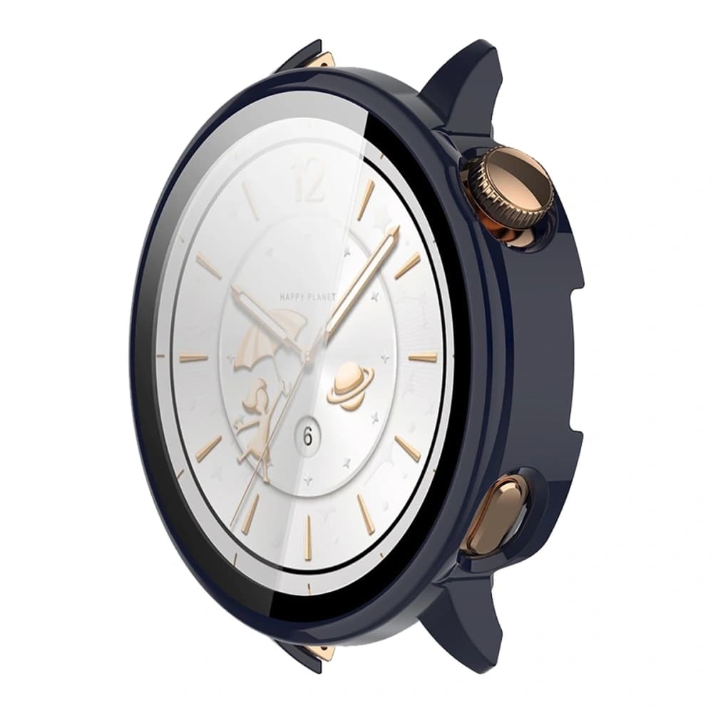 Bizon Case+Glass Watch case with glass for OnePlus Watch 3 43mm blue - 5