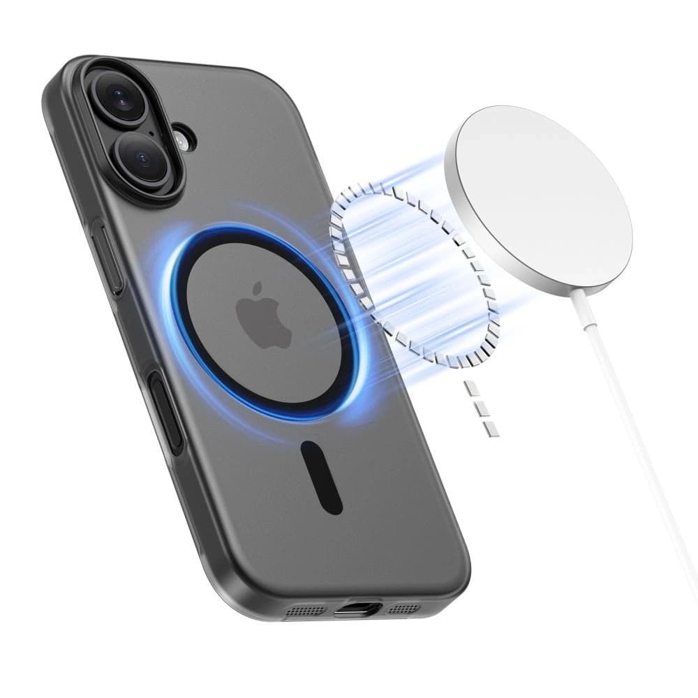 Tech-Protect Magslim MagSafe Hülle für Apple iPhone 17 Matte/schwarz - 2