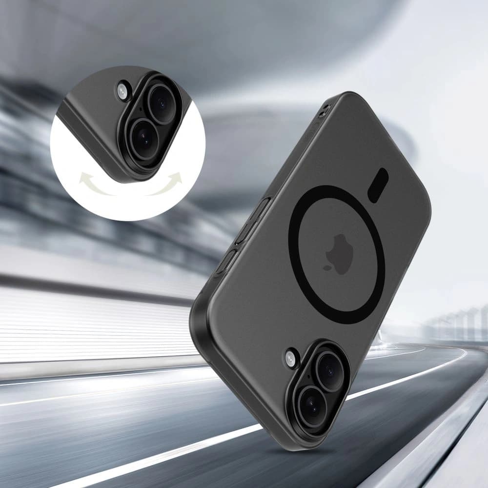 Tech-Protect Magslim MagSafe Hülle für Apple iPhone 17 Matte/schwarz - 5