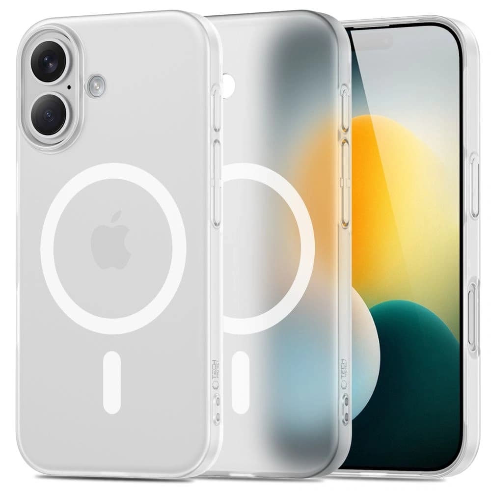 Tech-Protect Magslim MagSafe Case for Apple iPhone 17 Matte/white - 1