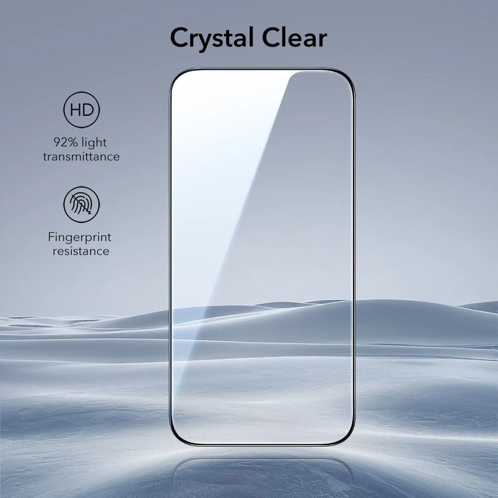 ESR Ultrafit Tempered Glass for Apple iPhone 17 Pro Max Clear [2 PACK] - 6