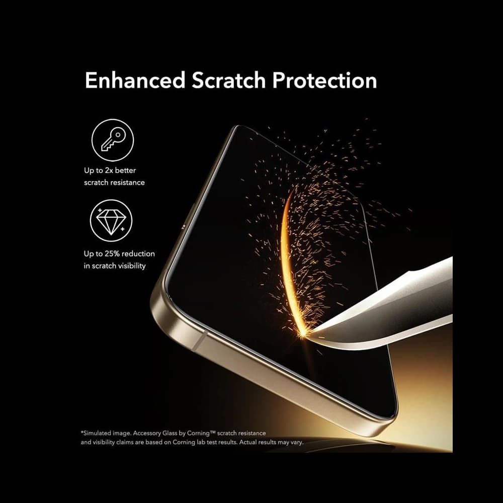 ESR Ultrafit Armorite Pro Tempered Glass Accessory Glass by Corning for Apple iPhone 17 Pro Clear - 7