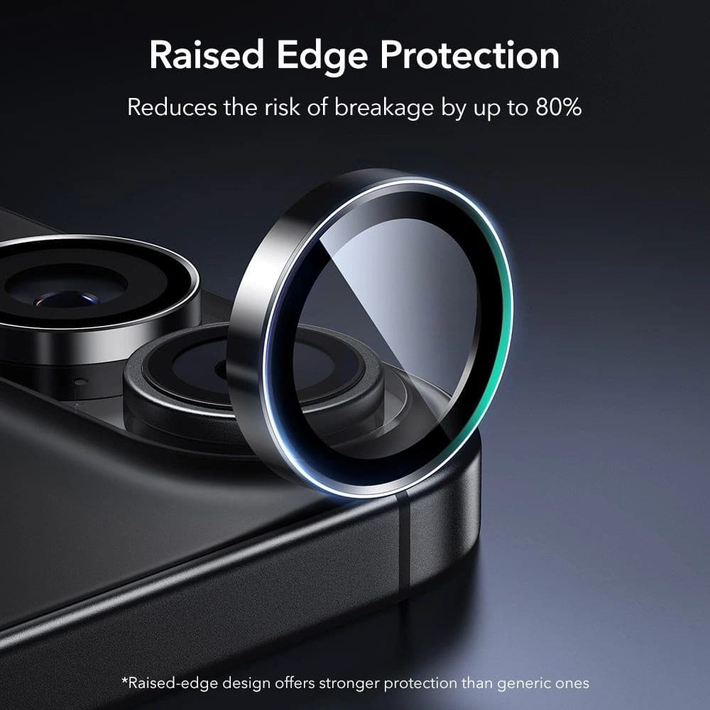 ESR Armorite Kamera Schutz für Apple iPhone 16 / 16 Plus / 17 Schwarz - 3