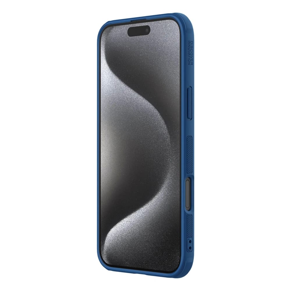 Nillkin Super Frosted Shield Pro Magnetic Case for Apple iPhone 16 Pro blue - 4