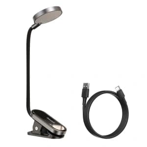 Baseus Schreibtischlampe Comfort Reading, mit Clip (grau)