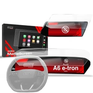 Matte GrizzGlass CarDisplay Protection Audi A6 e-tron 14,5" (2025) [2in1]