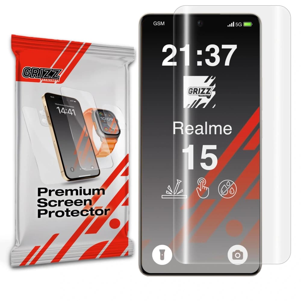 GrizzGlass Hydrofilm Realme 15 - 1