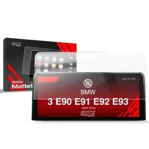 Matte GrizzGlass CarDisplay Protection BMW 3 E90 E91 E92 E93 Android Radio 10,25" (2005-2012)