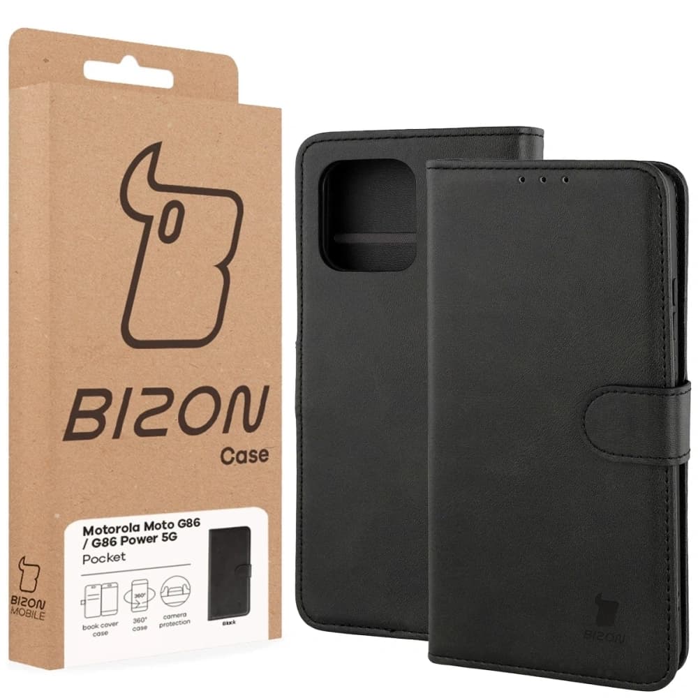 Bizon Case Pocket Motorola Moto G86 5G / G86 Power 5G black - 6