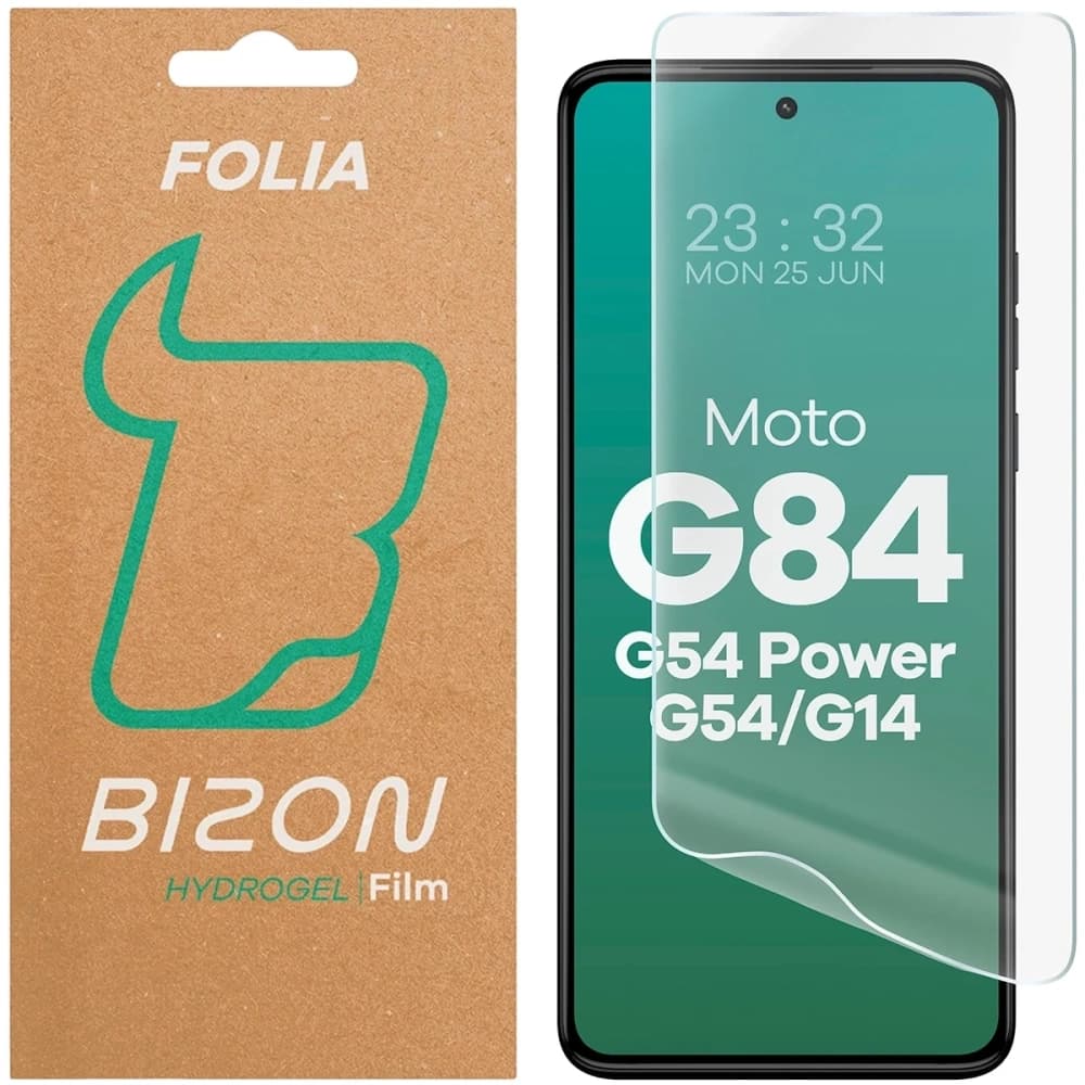 Bizon Glass Hydrogel Front Motorola Moto G14 4G / G54 5G / G54 Power 5G / G84 5G - 1