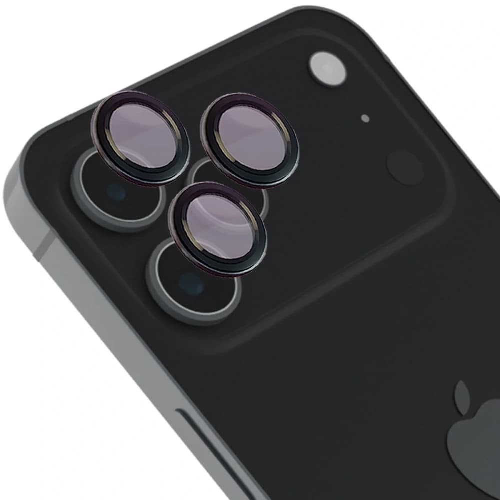 Bizon Glass Snap Lens Apple iPhone 17 Pro / 17 Pro Max schwarzer Rahmen - 1