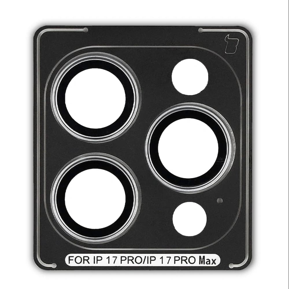 Bizon Glass Snap Lens Apple iPhone 17 Pro / 17 Pro Max schwarzer Rahmen - 2