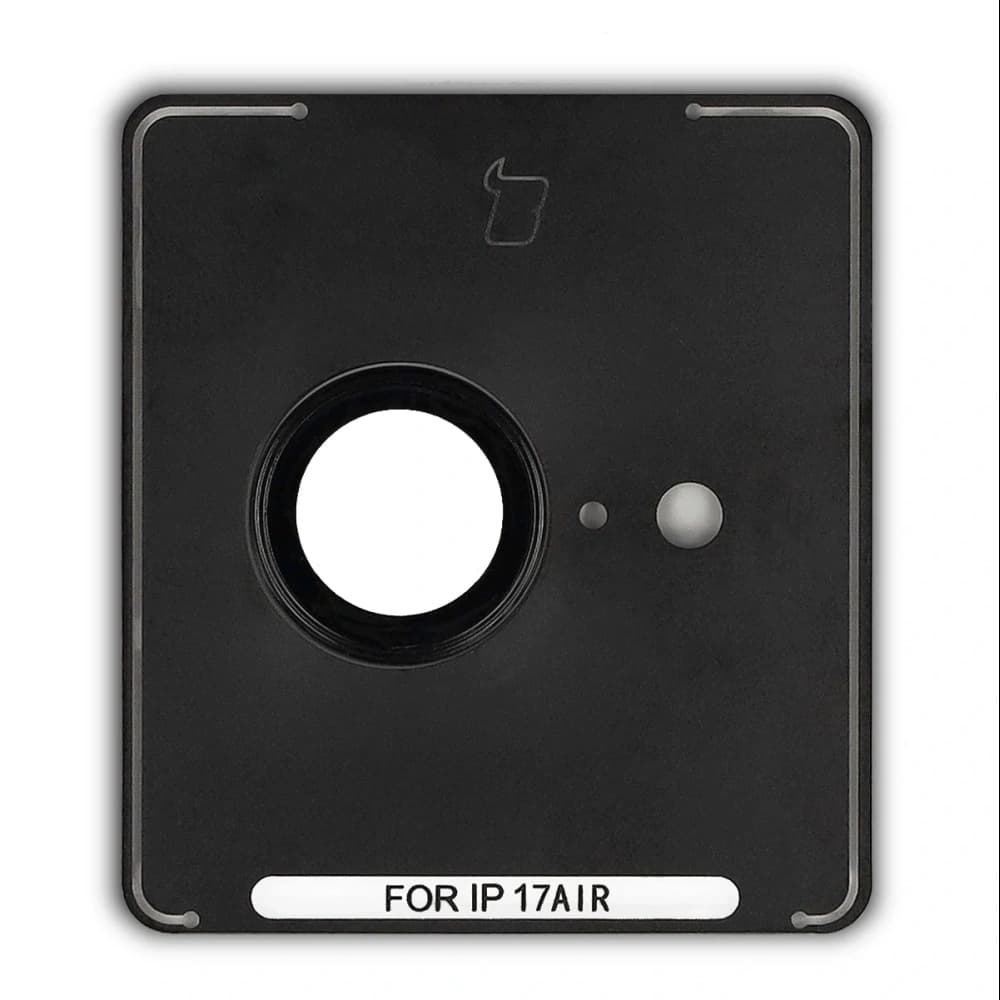 Bizon Glass Snap Lens Apple iPhone Air black frame - 2