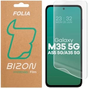 Folia hydrożelowa na ekran Bizon Glass Hydrogel Front do Samsung Galaxy M35 5G / A35 5G / A55 5G