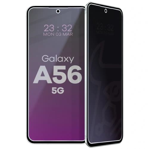 Prywatyzujące szkło hybrydowe Bizon Glass Mule Shadow do Samsung Galaxy A56 5G matowe