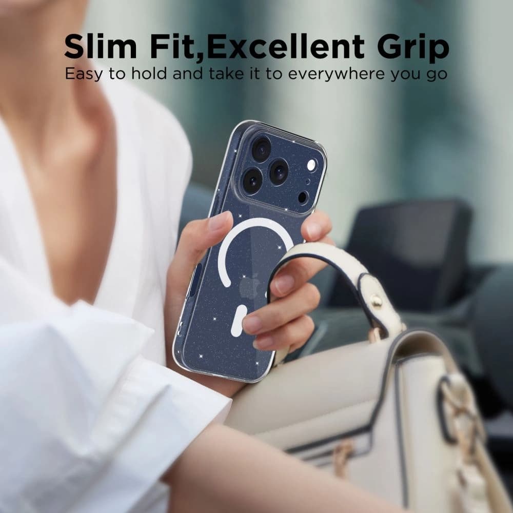 Tech-Protect Flexair MagSafe Apple iPhone 17 Pro Glitzer - 4