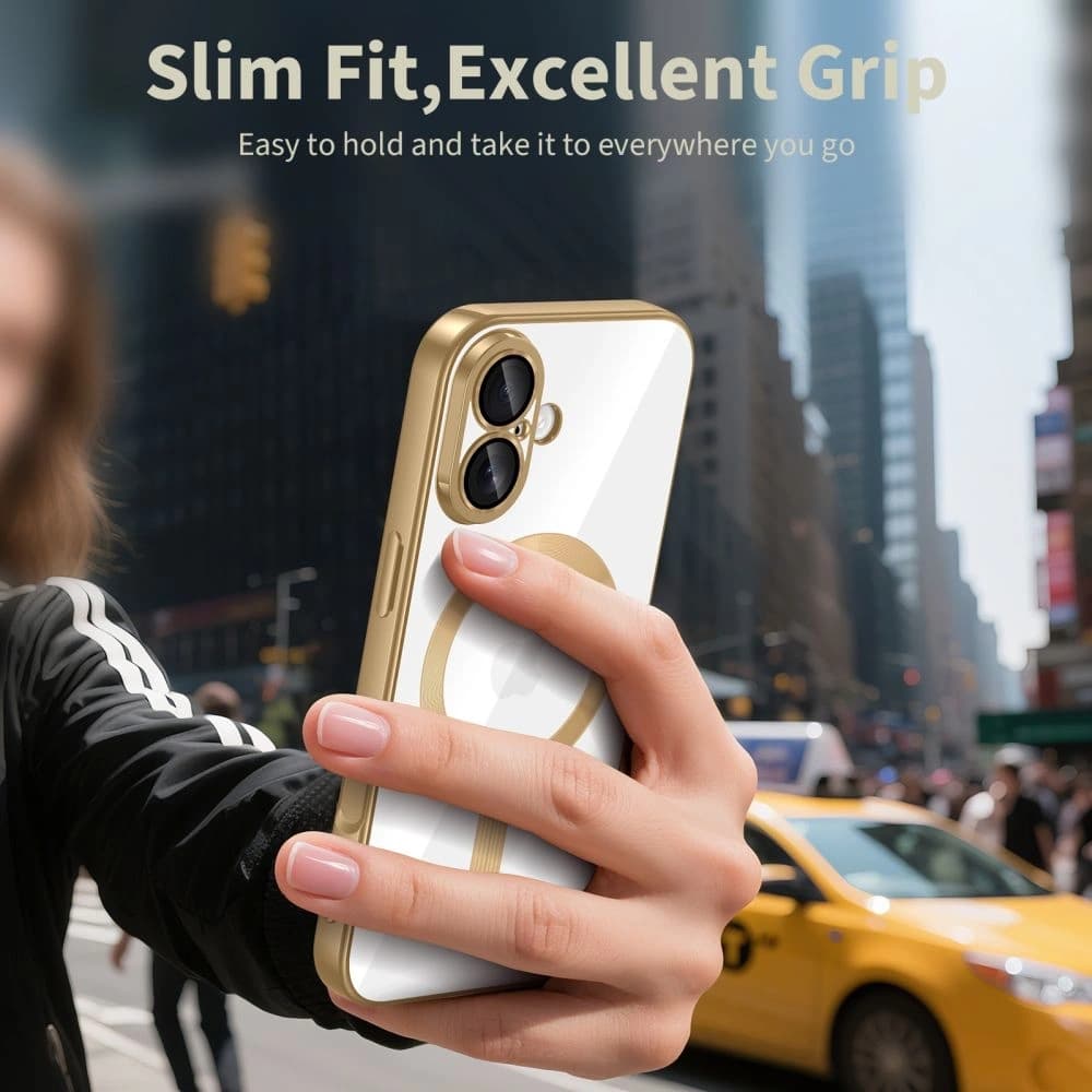 Tech-Protect MagFlex MagSafe Apple iPhone 17 Shiny Gold - 4