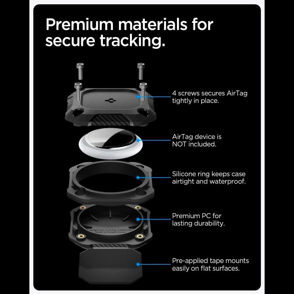 Spigen Tough Armor Apple AirTag 1 / 2 Black - 15