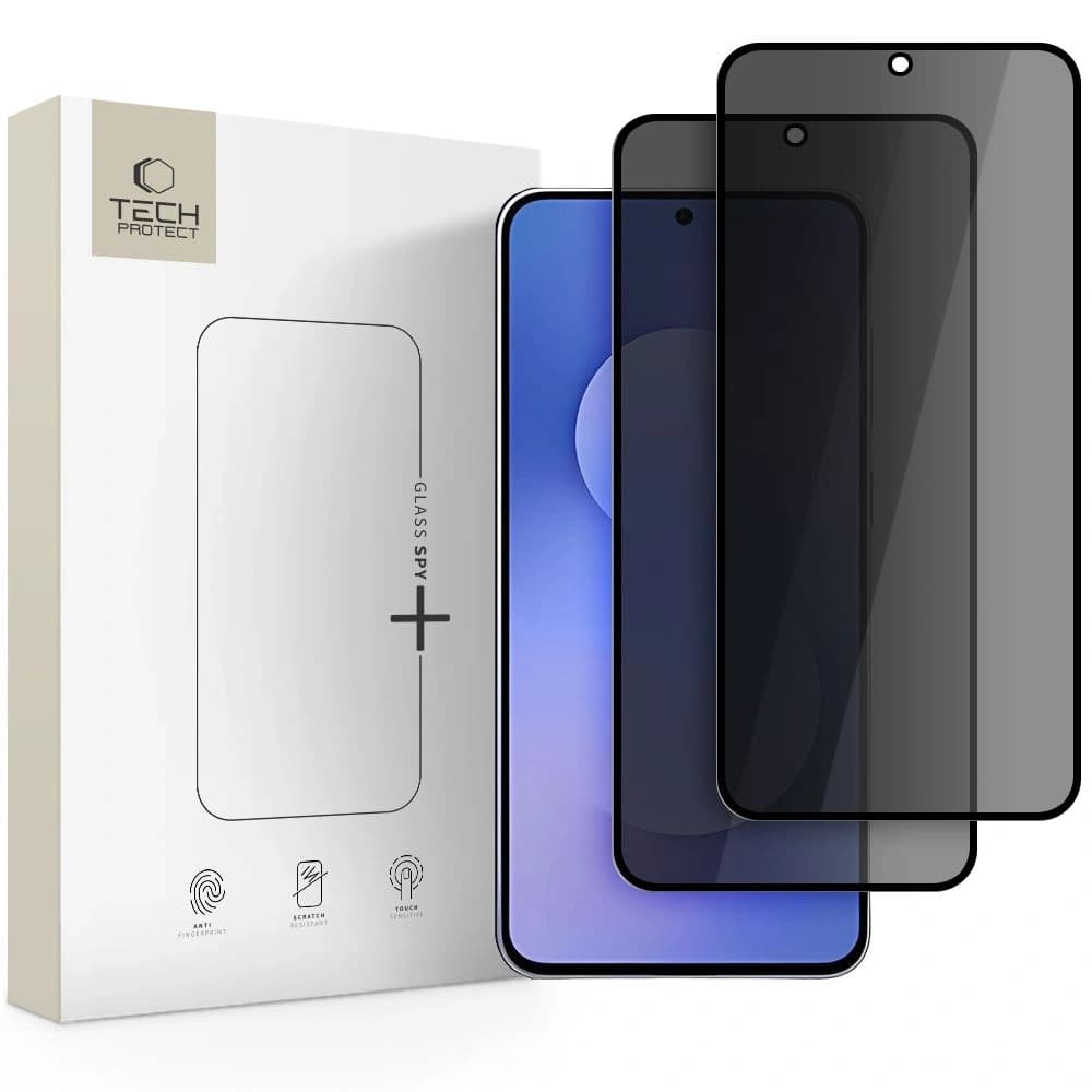 Tech-Protect Glass Spy+ Samsung Galaxy S25 FE Privacy [2 PACK] - 1