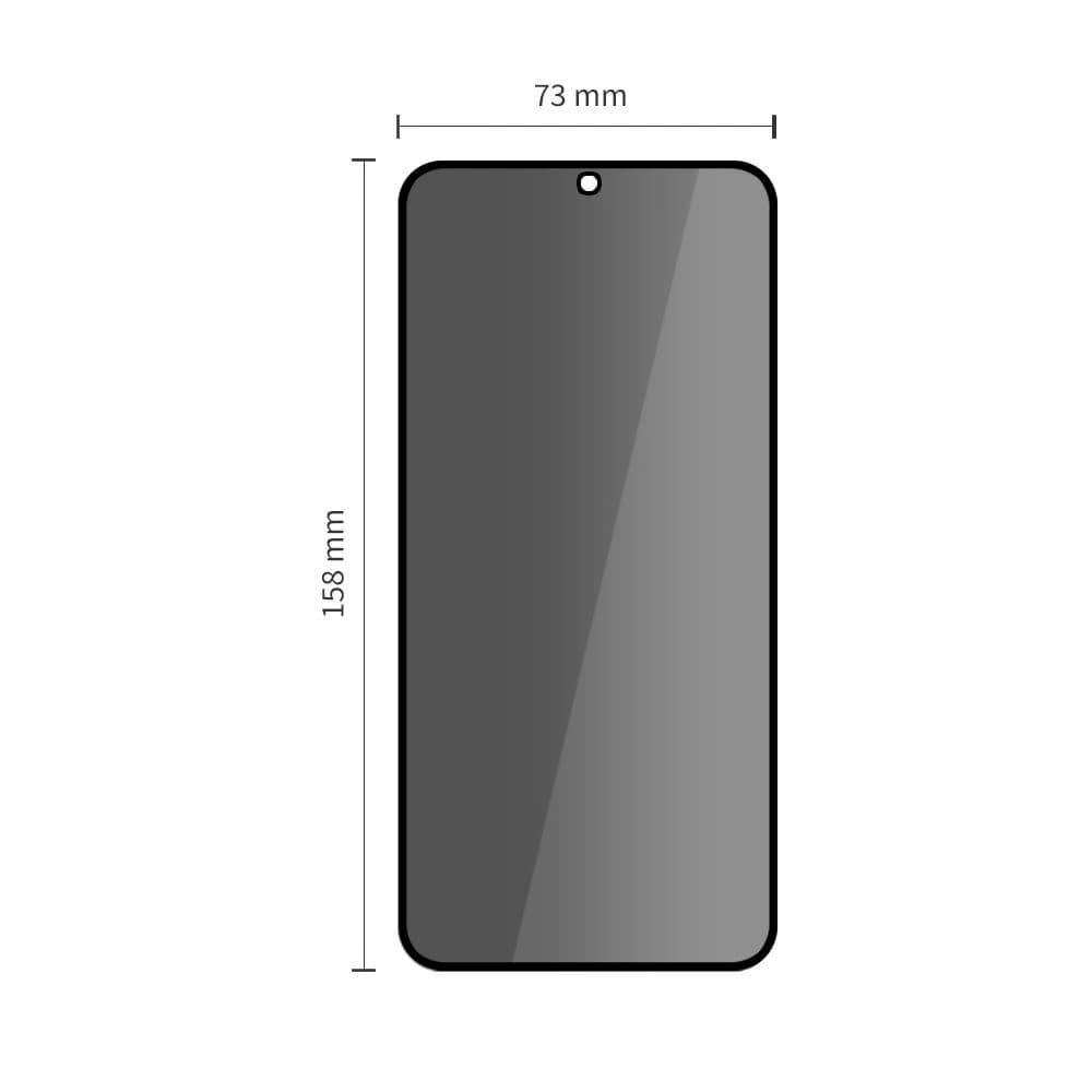 Tech-Protect Glass Spy+ Samsung Galaxy S25 FE Privacy [2 PACK] - 2