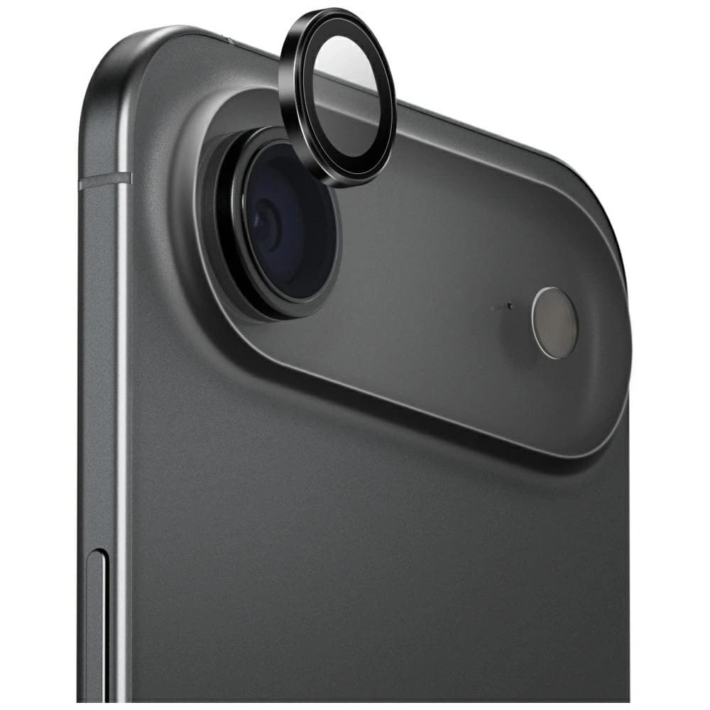 UNIQ Optix Aluminium Camera Lens Protector Apple iPhone Air with an applicator black - 1