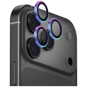 Szkło na obiektyw aparatu UNIQ Optix Aluminium Camera Lens Protector do Apple iPhone 17 Pro / iPhone 17 Pro Max z aplikatorem opal