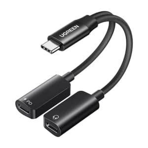 UGREEN CM821 USB-C Soundkarte / 2x USB-C (schwarz)