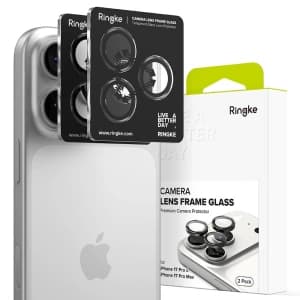 Nakładka Ringke Camera Frame Protector do Apple iPhone 17 Pro / 17 Pro Max Black [2 PACK]