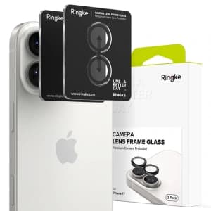 Ringke Kamera Rahmen Schutz für Apple iPhone 17 Schwarz [2 PACK]