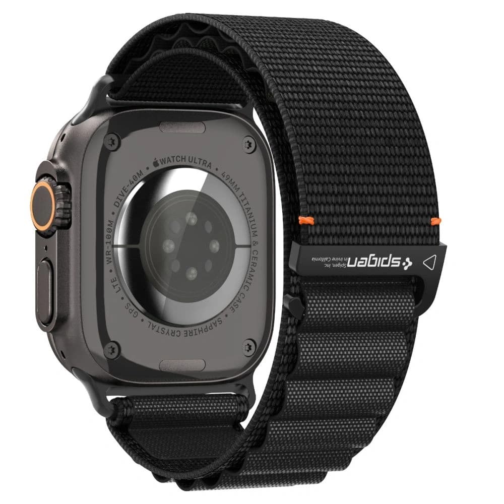 Spigen WBF1 Band für Apple Watch 6/7/8/9/10/SE/Ultra 1/2 44/45/46/49mm Schwarz - 2