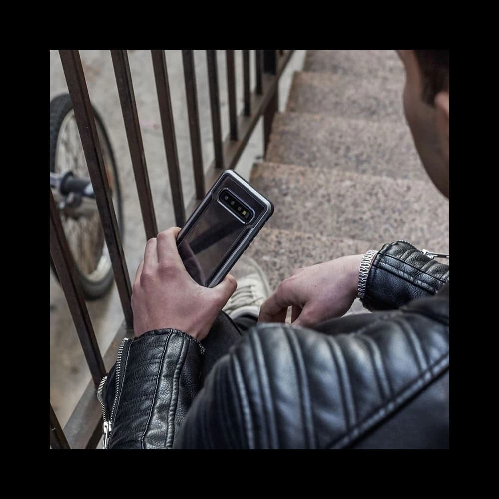 X-Doria Samsung Aluminiumhülle Defense Shield Galaxy S10 (Falltest 3m) (Schwarz) - 6