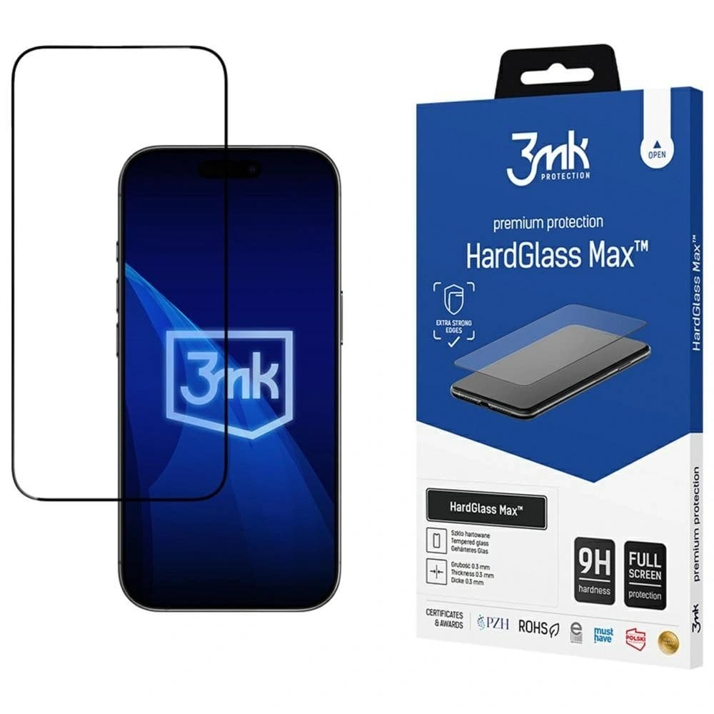 3MK HardGlass Max Apple iPhone Air black - 1