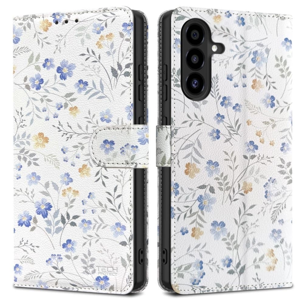 Tech-Protect Wallet Samsung Galaxy A26 5G / A17 4G / 5G Spring Flowers - 1