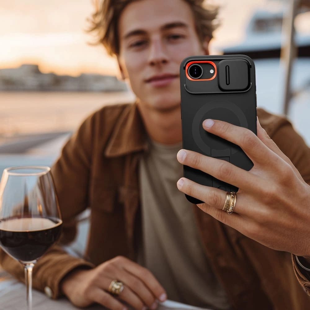 Tech-Protect Kevlar Aura MagSafe Apple iPhone 17e / 16e Schwarz - 5