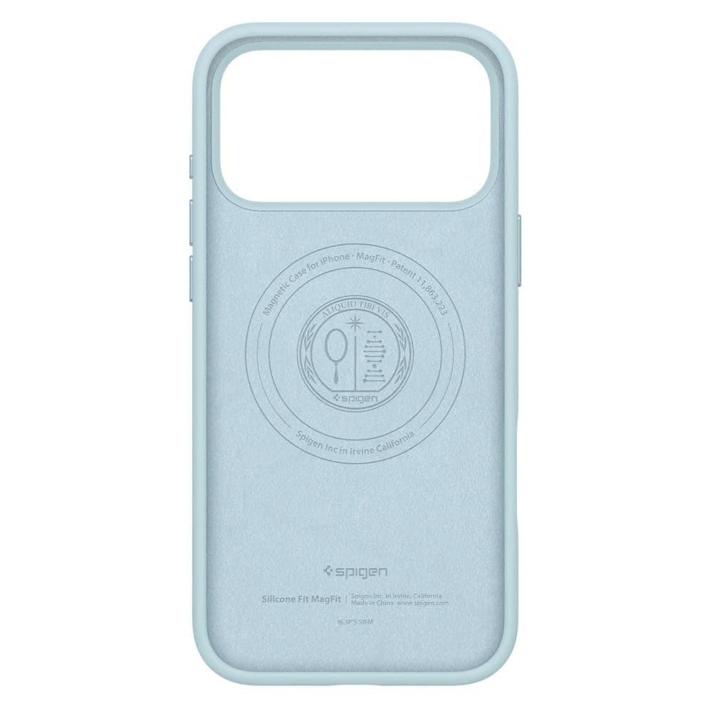 Spigen Silicone Fit Mag MagSafe Apple iPhone 17 Pro Max Mute Blue - 3